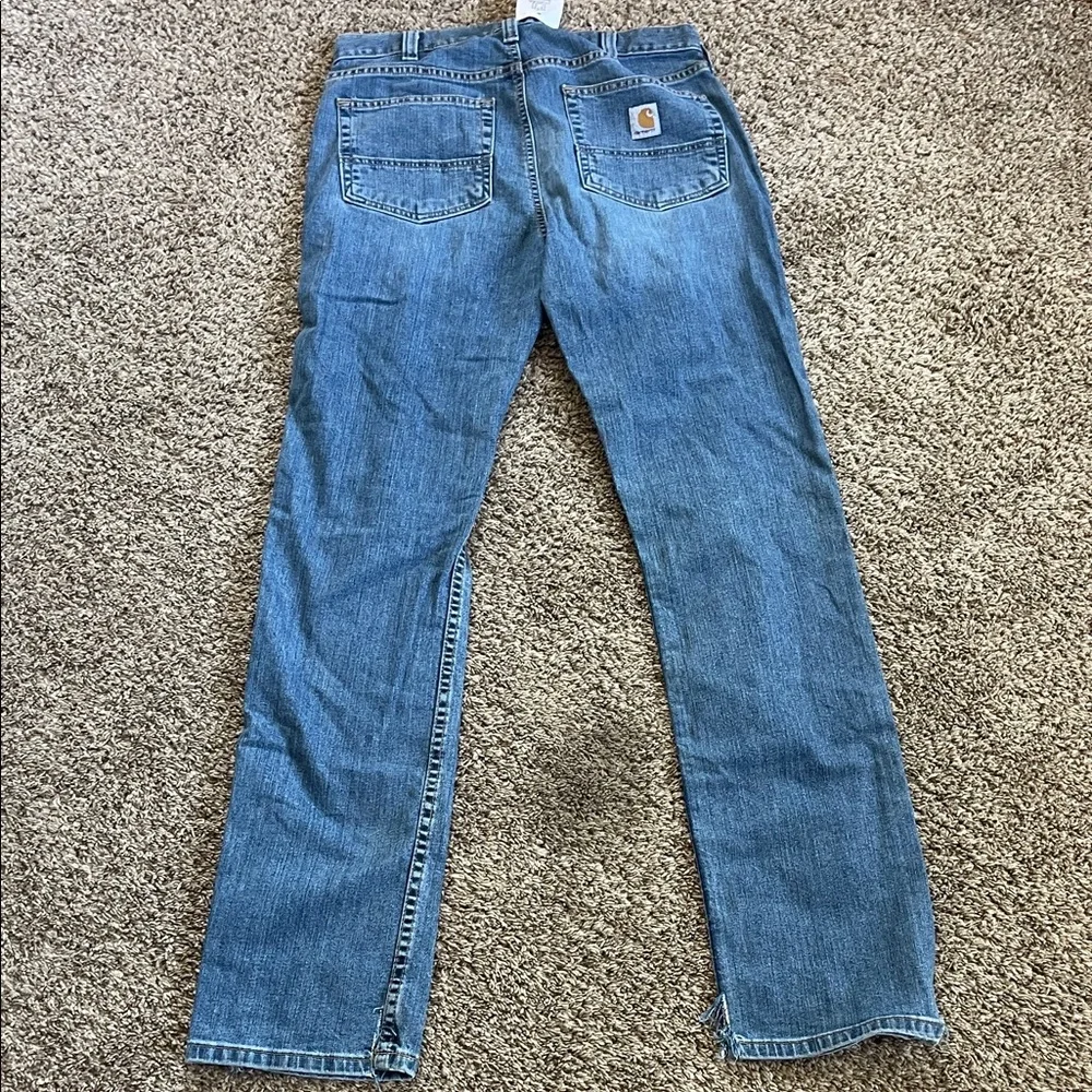 Carhartt Men's Straight Blue Jeans